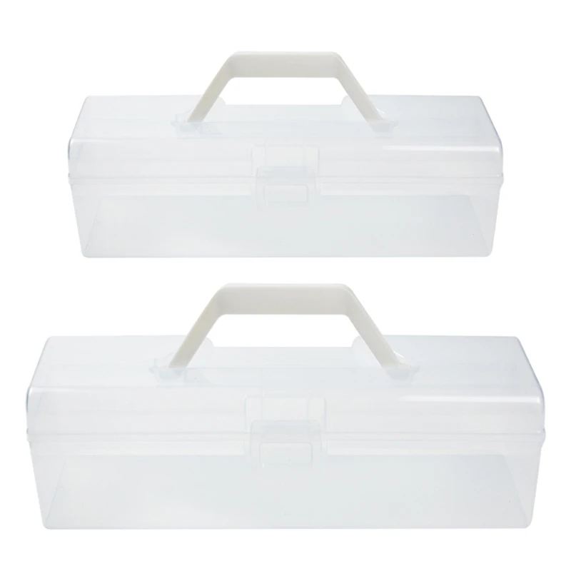 

Y1UB Durable Plastic Storage Bin Plastic Storage Case for Home Garage Organization