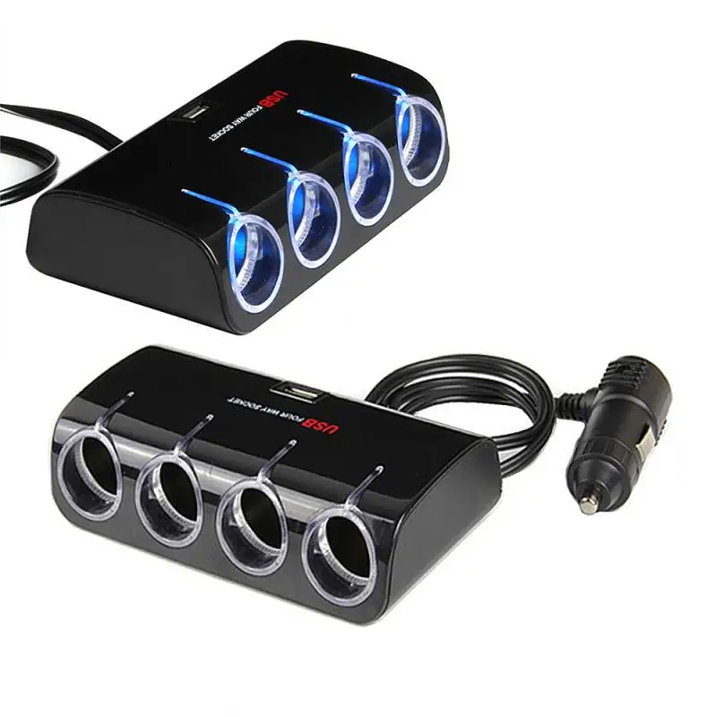 

High Power Car Charger 12v-24v Universal Car Cigarette Lighter Portable Car Charger Adapter Durable 3.1a 100w