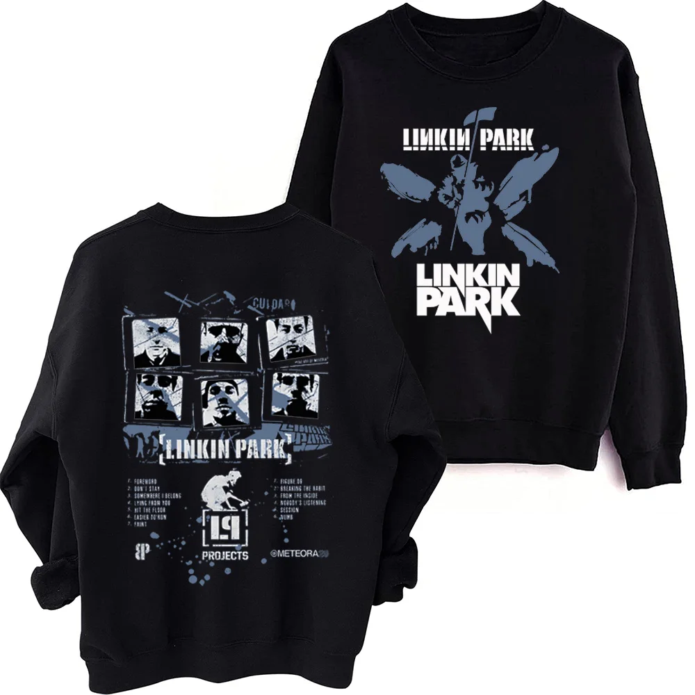 Linkin-Park Sweatshirt Man Woman Harajuku Round Neck Long Sleeve Oversized