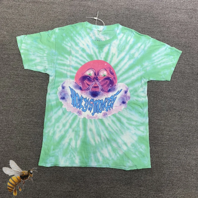 

Travis Scott T-shirt Men Women High Quality Cotton Dyeing Tops Tee Streetwear T Shirts Short Sleeve
