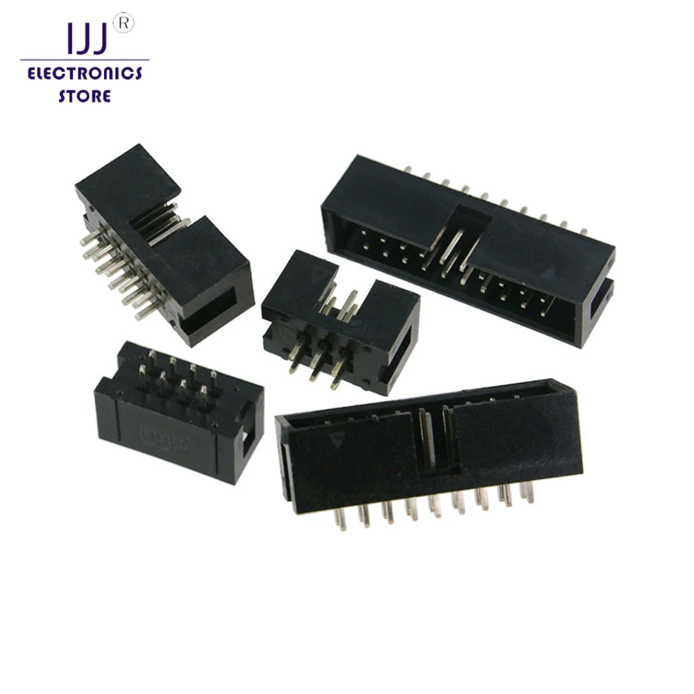 

10 шт., прямые контакты 10PL 14PL 16PL 20PL 2,54 мм