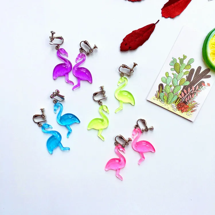 2022 модные креативные акриловые серьги женские Мультяшные персонализированные