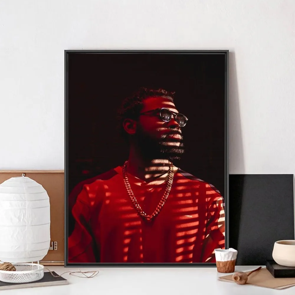 Damso Qalf Рэпер Винтажный Постер Без Рамы Craft Club Бумага В Стиле Барокко Современный