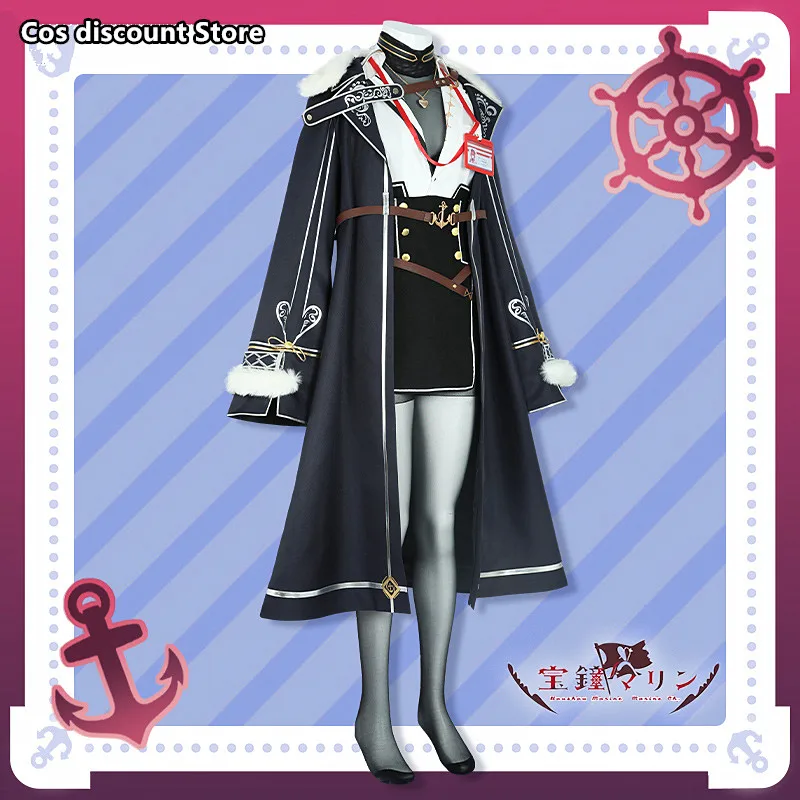 Костюм для косплея Houshou Marine Hololive VTuber Cos униформа костюмы аниме женщин 2023 поддержка