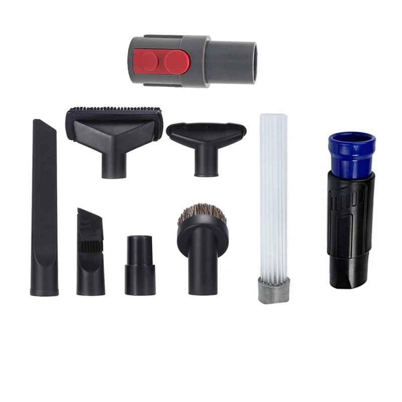 

SANQ Universal Vacuum Cleaner Nozzle 32 & 35Mm Brush Head Cleaning Tool Long Flexible Flat Slim Nozzle Head,Adaptor For Dyson