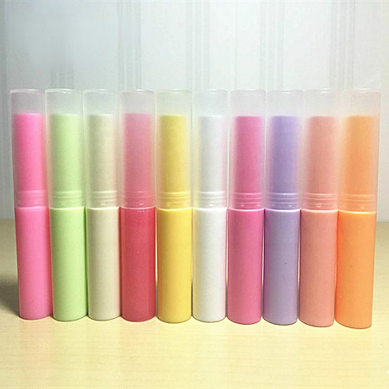 

50pcs 3g 3ml PP DIY Frosted Lipstick Tubes Lip Balm Empty Cosmetic Containers Global Lotion Travel Makeup Tools Bottles
