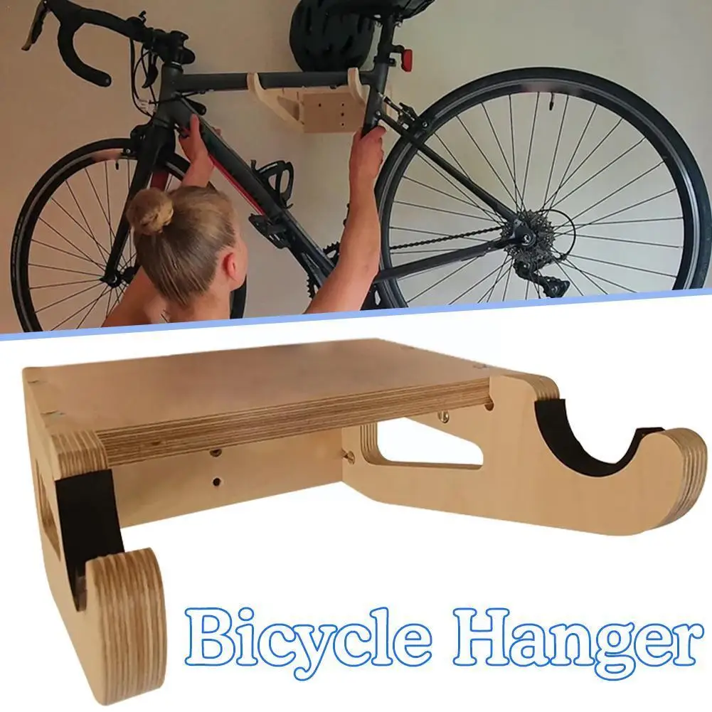 

1pcs Bicycle Wall Mounted Horizontal Mountain Bike Indoor Wall Road Mounted Bicycle Frame Bike Storage Garage Hook Z4A4