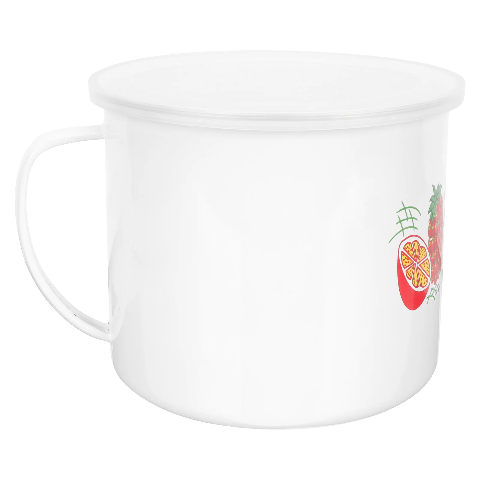 

Enamel Mug Water Mug Multi-functional Water Cup Retro Style Mug with Lid