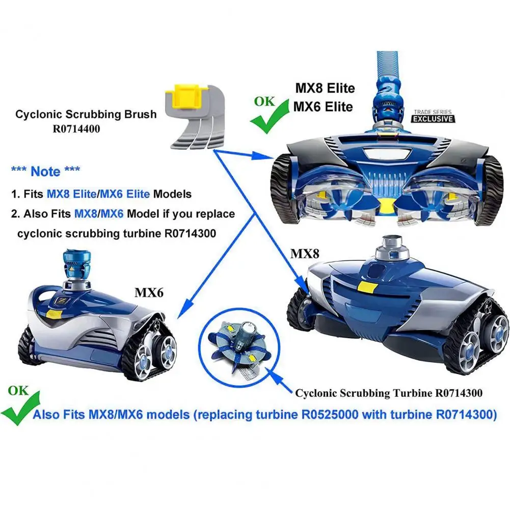 

2/4 шт., щётка для чистки бассейна