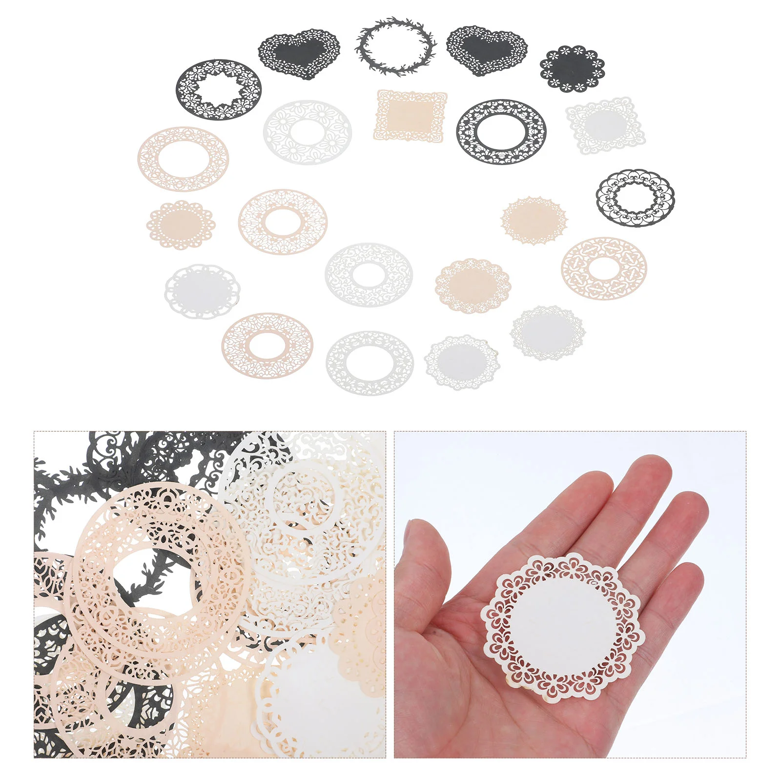 

2 Bags of DIY Scrap Book Background Papers Lace DIY Craft Papers Scrapbook Materials