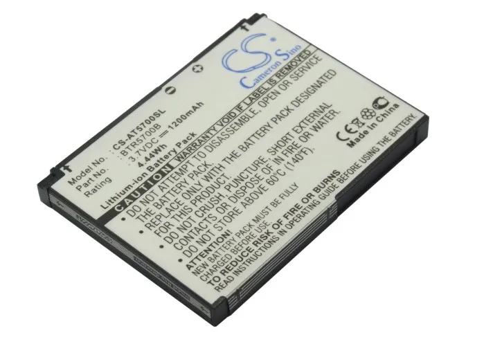 

CS 1200mAh / 4.44Wh battery for AT&T SMT5700, SMT-5700 BTR5700B