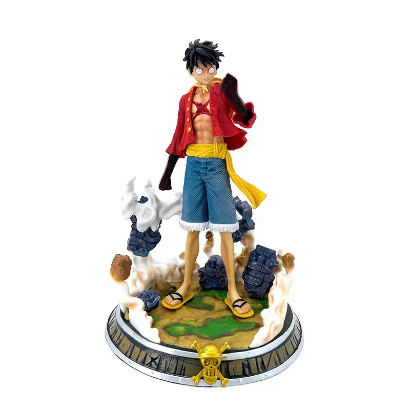 

34cm Anime One Piece Figure GK Luffy PVC Anime Action Figure Collection Statue Model Toys Boy Ornament Christma Birthday Gift