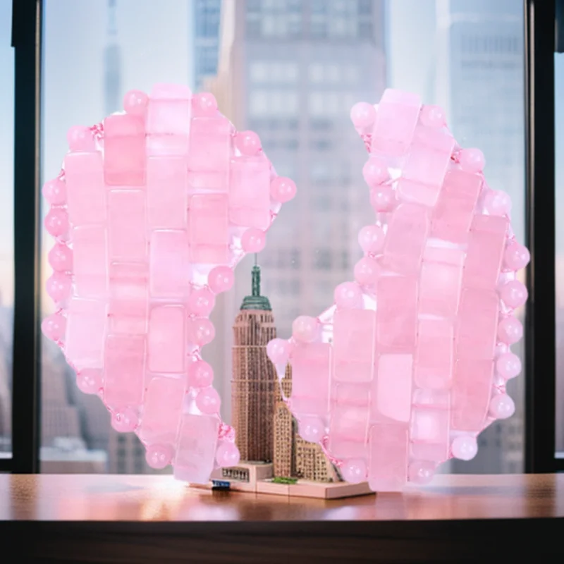 Мини-маска для глаз с розовым кварцем и нефритом