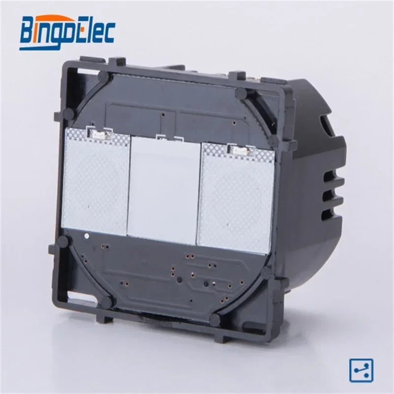 

Модульная функциональная деталь Bingoelec EU 2/3 Way с сенсорным датчиком, без стеклянной панели