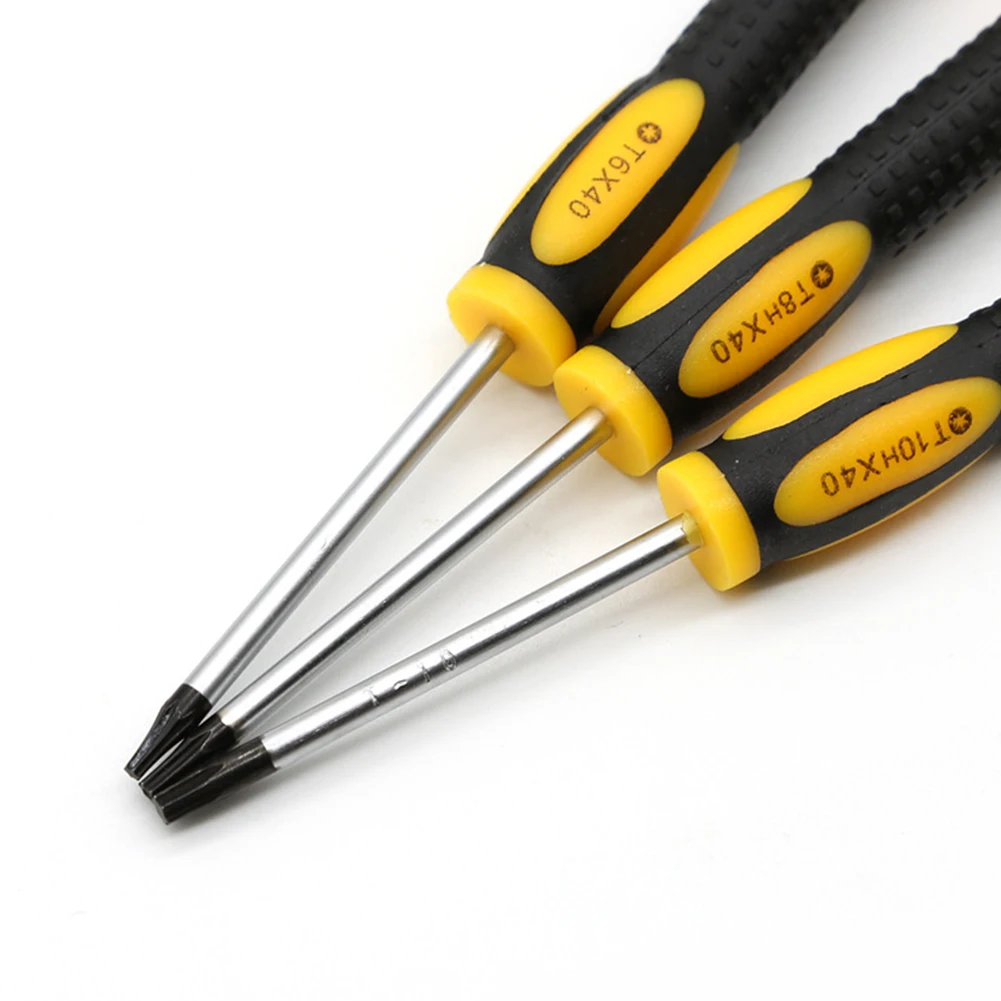 

8pcs Set Screwdriver T6 T8H T10H Hexagon Torx Screwdriver With Hole Repair Removal Tools For Game Console 360 PS3 PS4 Handle