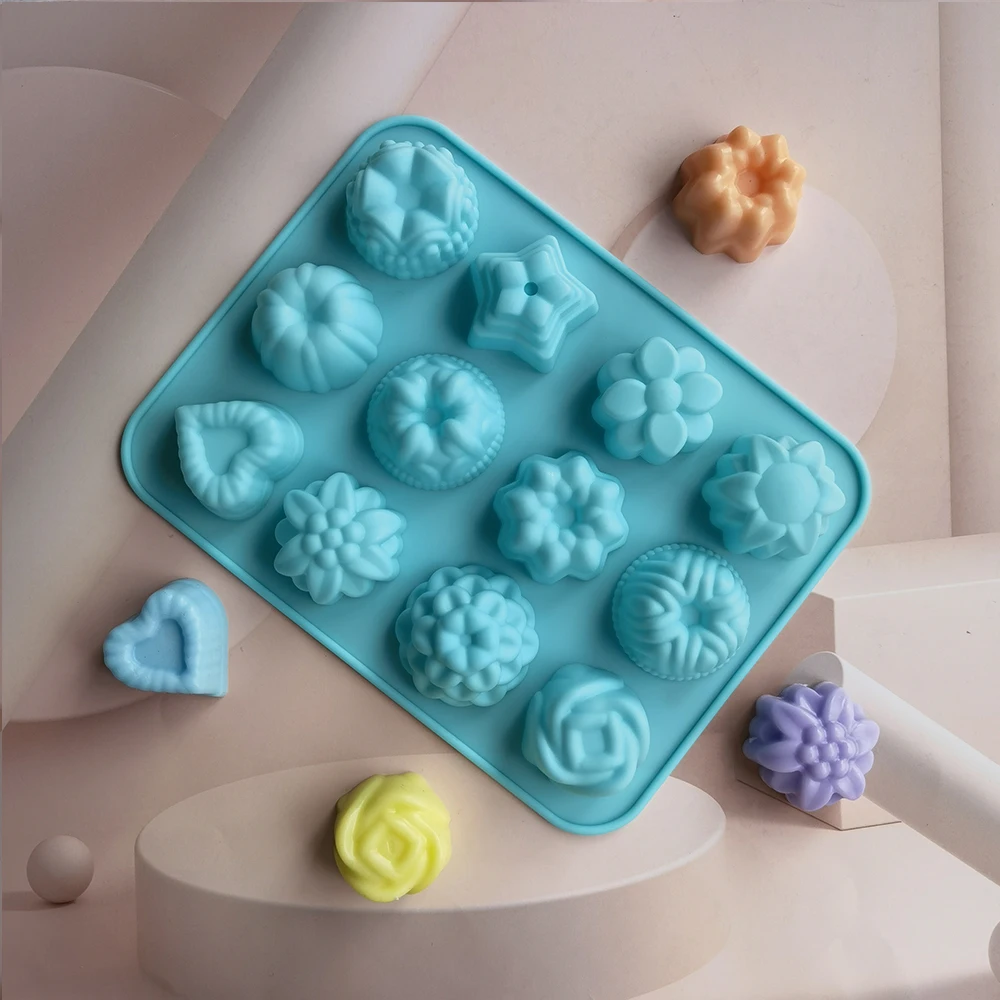 1 шт. маленькая силиконовая форма для кексов 20 х16 см |