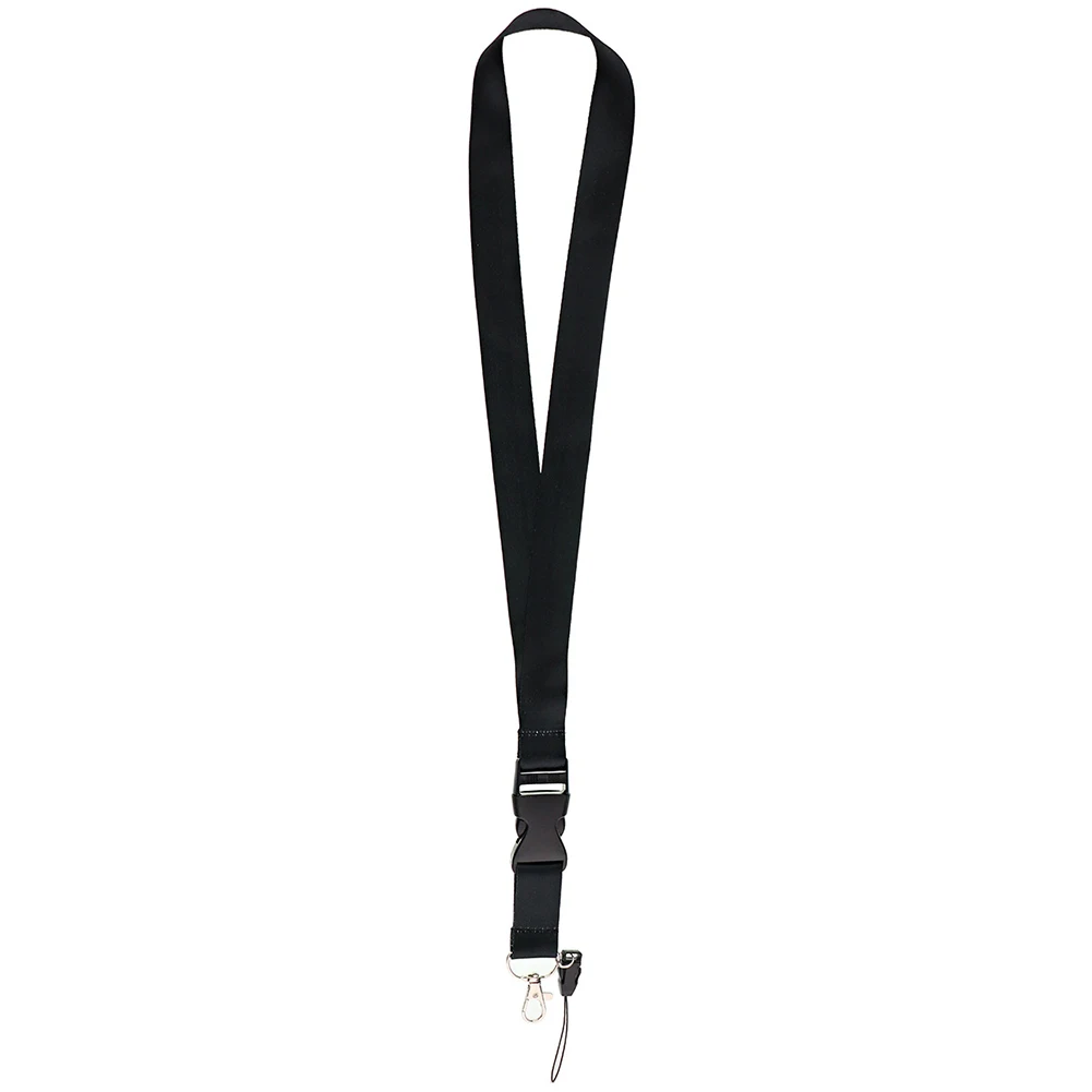 

Multifunction With Lobster Clasp Office Student Black Badge Lanyard ID Card Quick Release Buckle Mobile Phone Teacher Keys