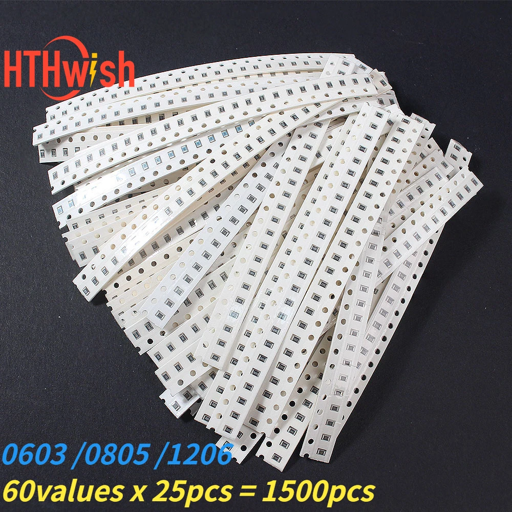Пленочный резистор SMD 603 0805 1206, 1500 шт | AliExpress