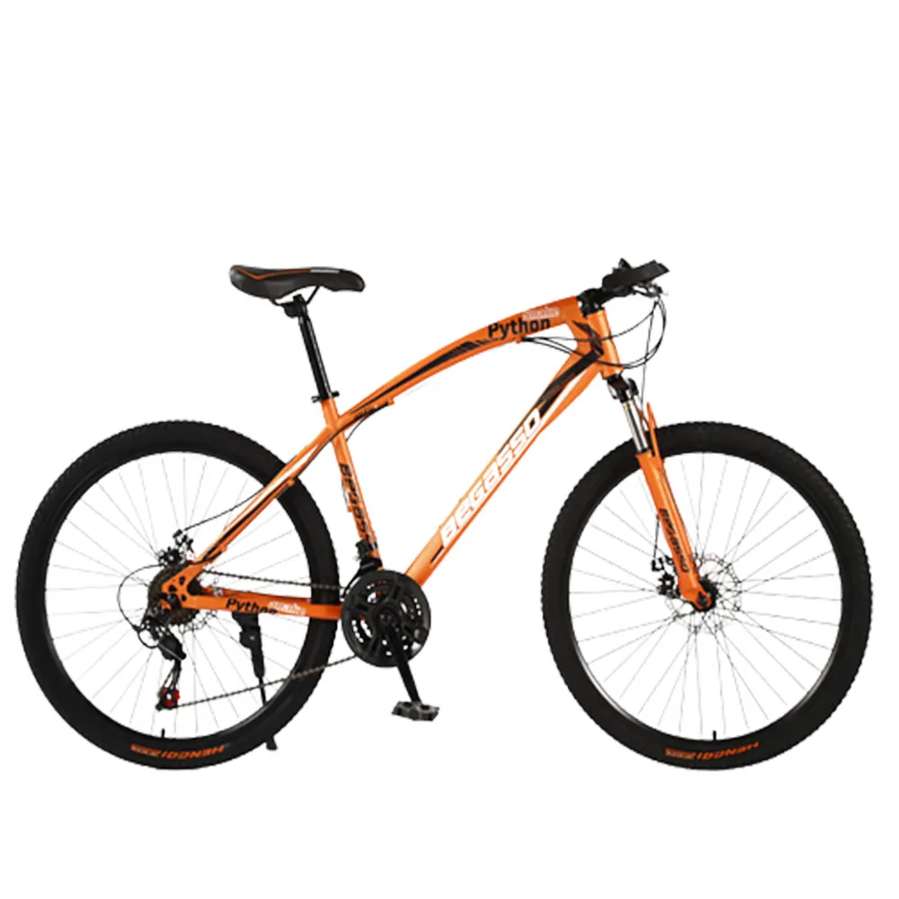 

Mountainous Region Bicycle 24\26 Inches Bike 21 Speed Dual Disc Brake Spoke Wheel Carbon Steel Pushbike