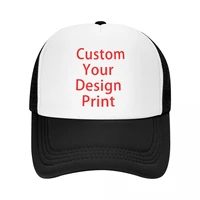 custom your design trucker hat for men women breathable customized logo printed baseball cap sports snapback caps summer hats