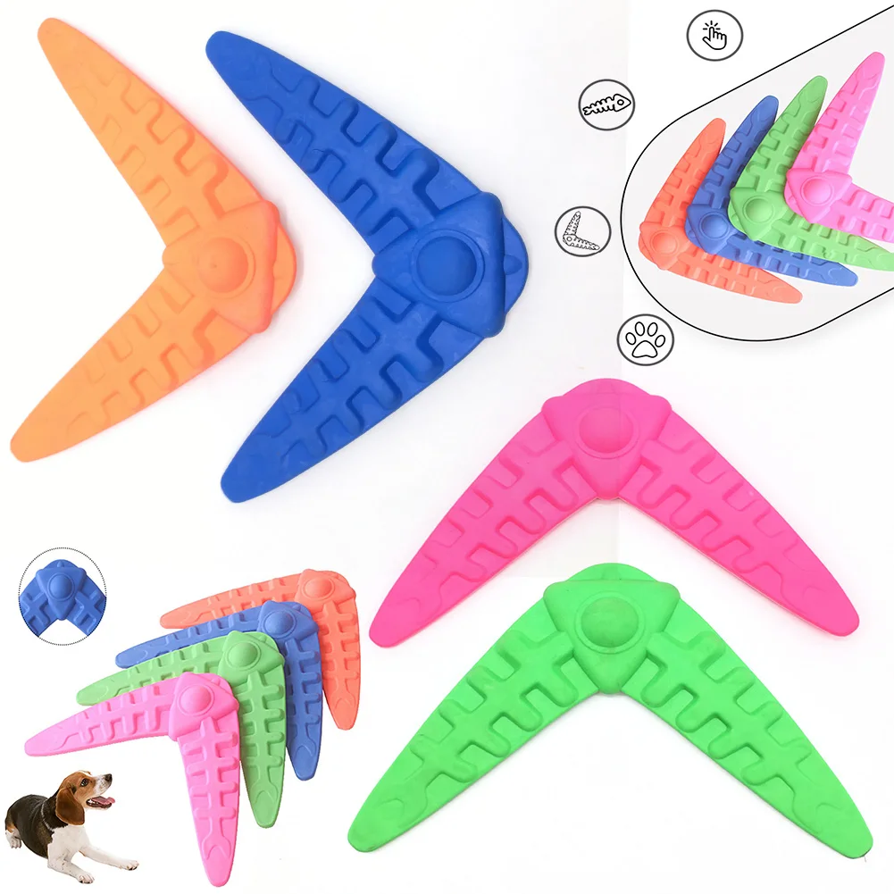 Curved Pet Likes Dart Toy Bite Resistant Pet Training Dog Toy Game Boomerang Children's Toy Outdoor Sports Interactive Play Toy