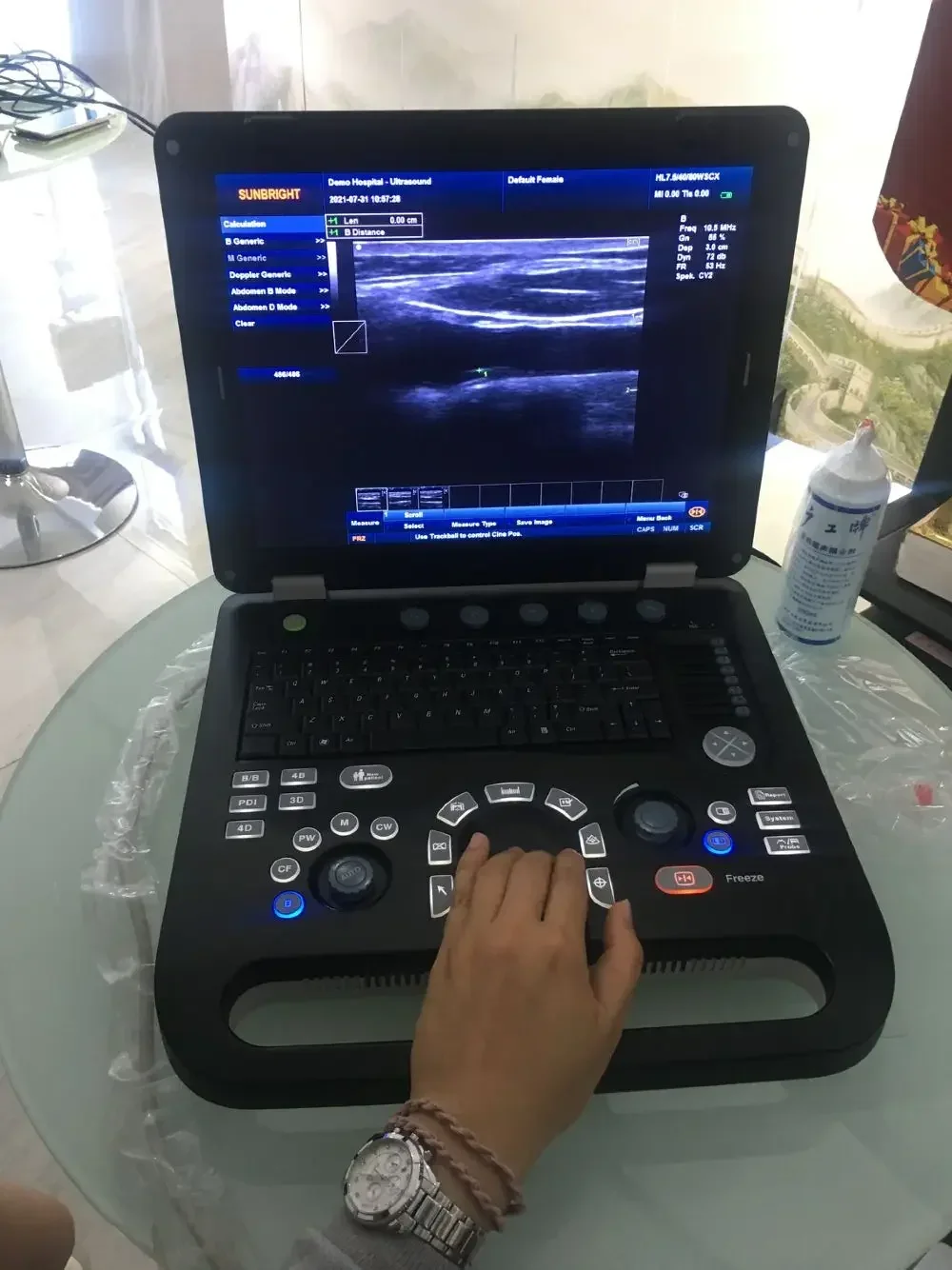 Заводская цена человека портативный 3d цветной доплеровский ультразвуковой