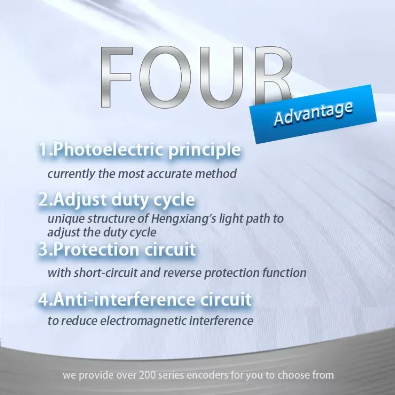 Энкодер с полым валом Hengxiang 15-22 мм K58 инкрементальный поворотный ценовой энкодер