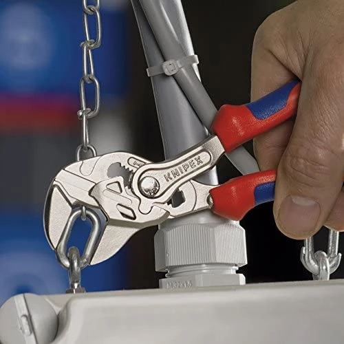 Инструменты KNIPEX - Плоскогубцы-ключ, 8605150, хромированные, многофункциональные (8605180), 7-14 дюйма, 8605200 (art.: 3920db678f511) - 3920db678f511
