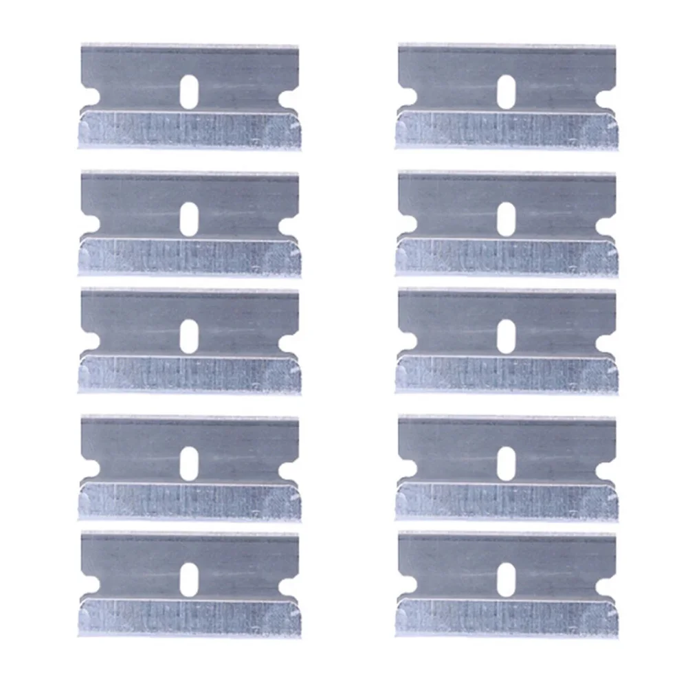 

Cleaning Tool Razor Scraper Set Changing blades Silver Edge Razor Blade Window Multi-Purpose Extra Stainless steel