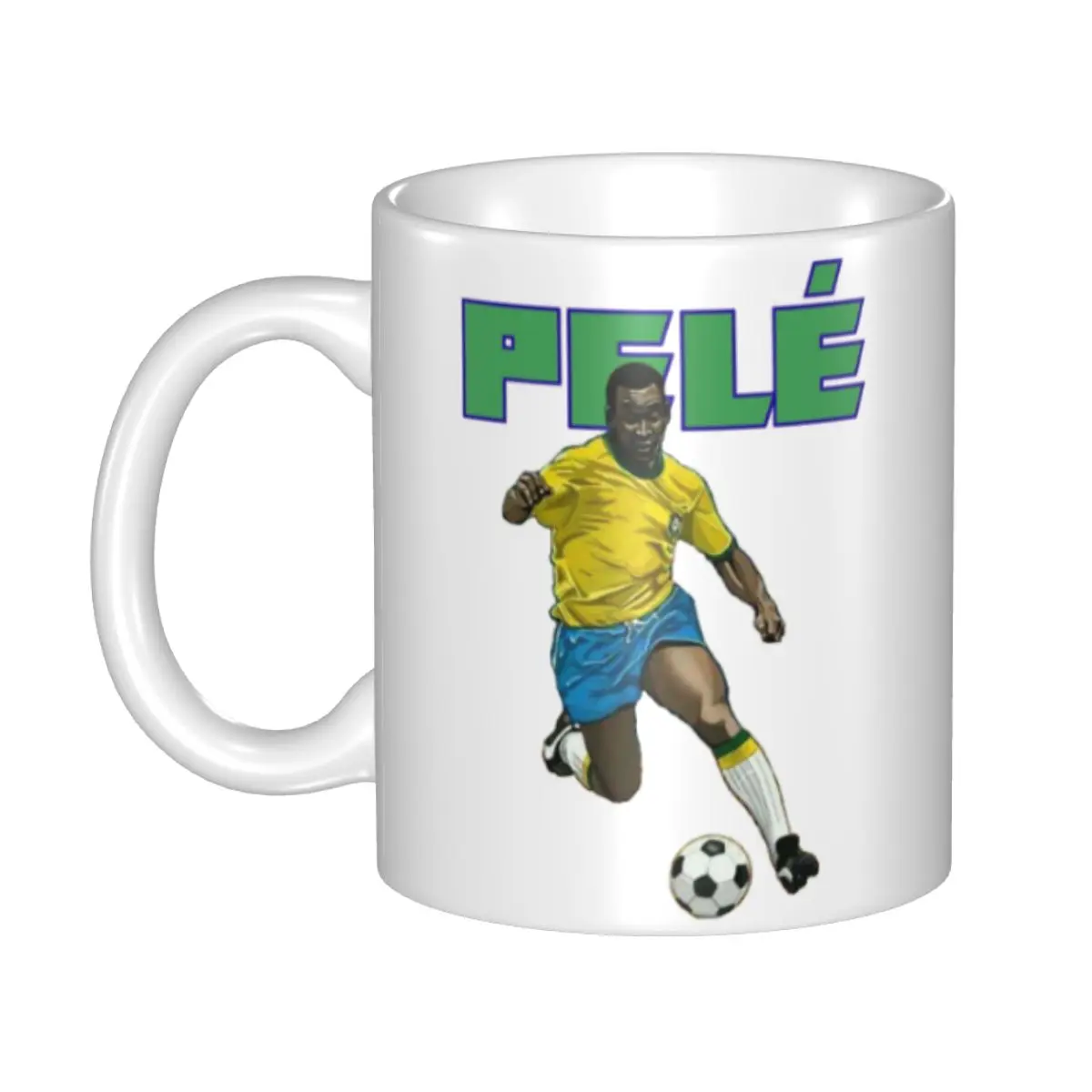 

Футбольный игрок по индивидуальному заказу, легенда, Бразилия, Бразилия, кружка, Женская кружка для молока, чая, кофе, чашка для работы на отк...