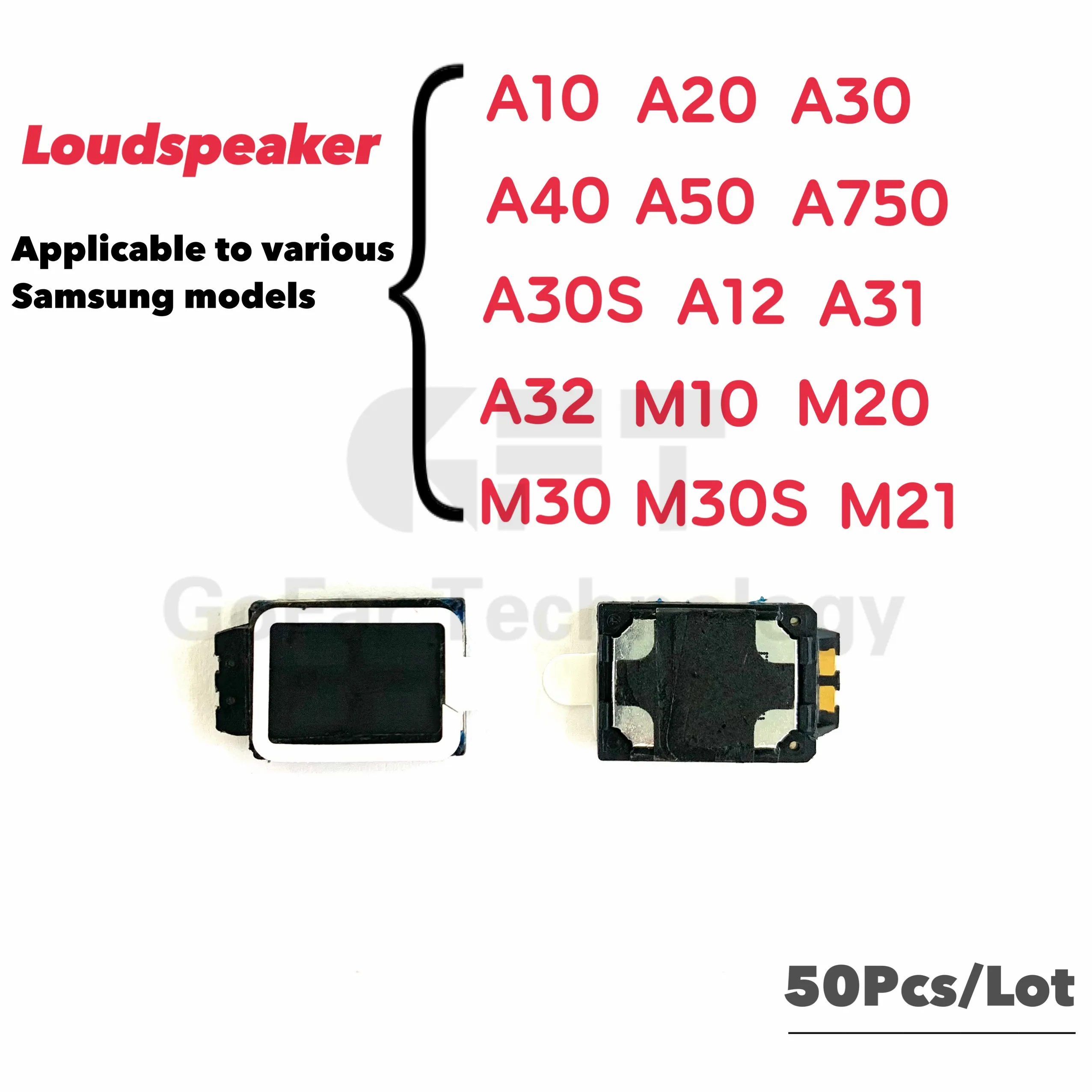 

50Pcs Original for Samsung Galaxy A10/A20/A20e/A32/A30/A40/A50/M10/M20/M30/A72018/J4 Plus Buzzer Ringer Loudspeaker Loud Speaker