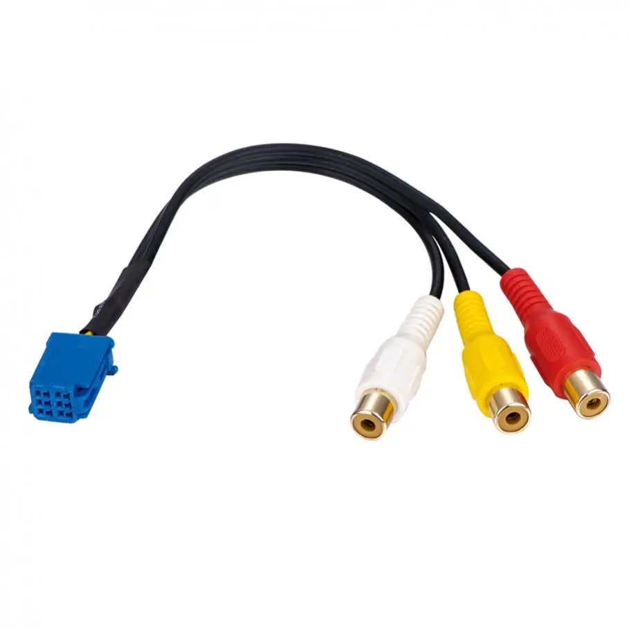 

Durable 6Pin 3RCA Car Stereo Harness Cable Auto Audio Player Cord Fit for Toyota