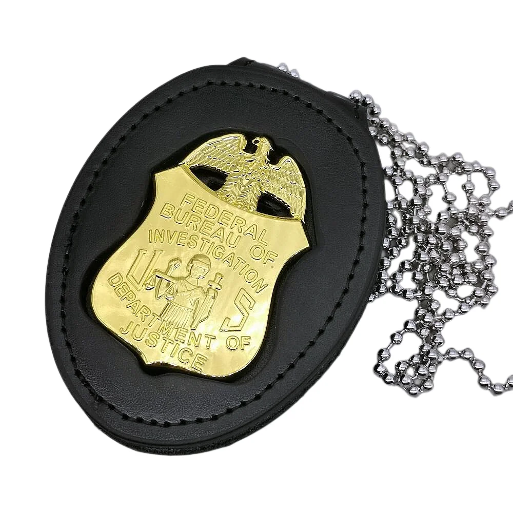 

U.S.FBI metal badge and embedded clip tactical supplies Exquisite gift