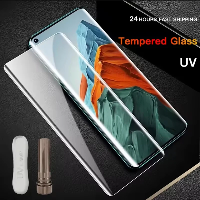 Фото Защитное стекло с полным покрытием и УФ-покрытием для VIVO X100, X200 Ultra, X300 Pro, а также для Vivo X Fold 6, 5, 3, X100, X200, X300 Pro №1