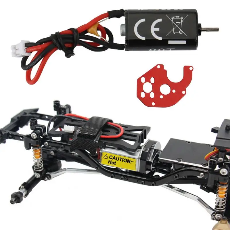 

RC Motor RC Motor 66T RC Motor For 124 RC SCX24 AXI90081 AXI00002 AXI00001 AXI00004 050 66T Motor With Mount Accessories