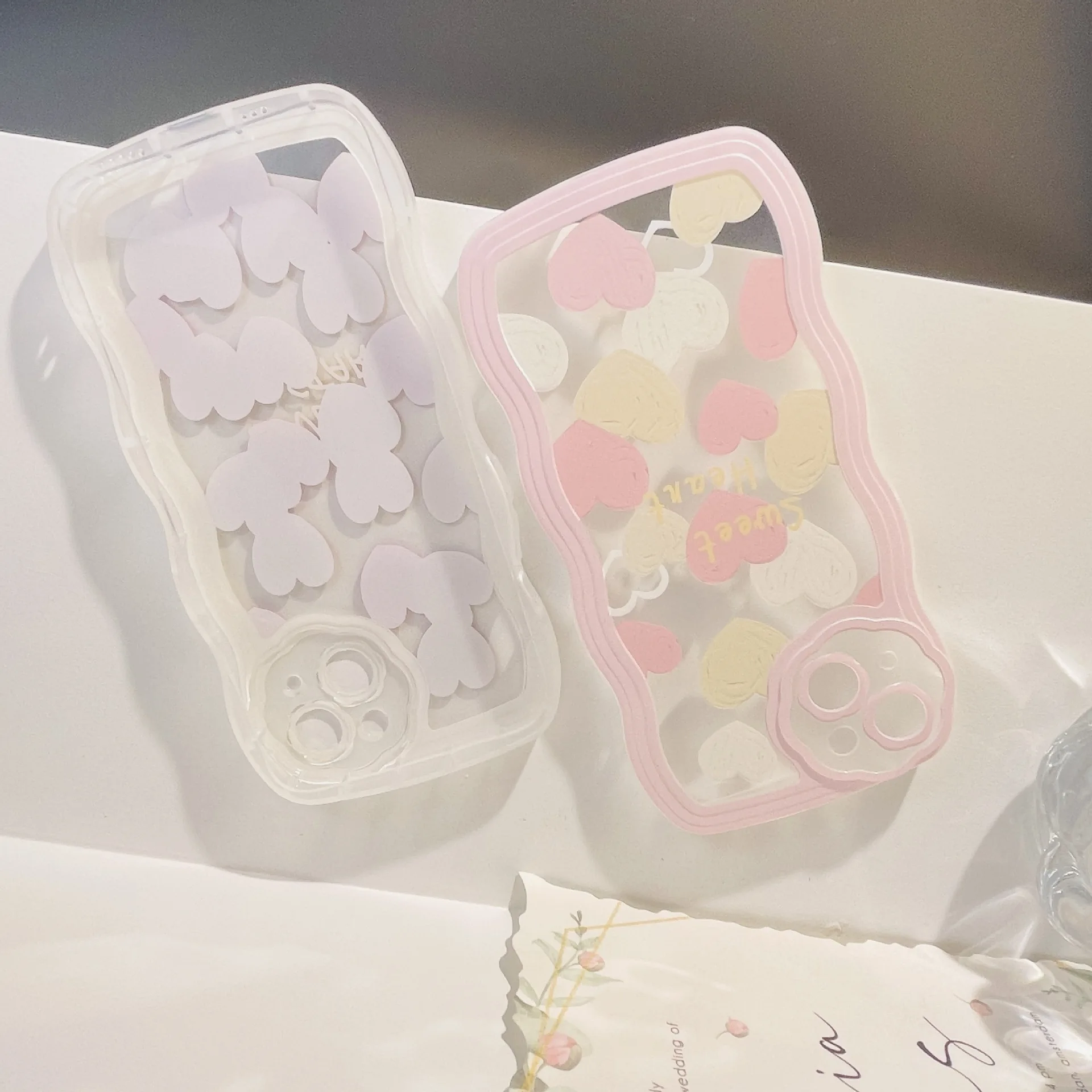 

Creative Wave ins Petal Tulip Flower Girls Phone Case for iPhone 11 12 13Pro Max X XS XR Max 14 Max Lens Protection Phone Cover