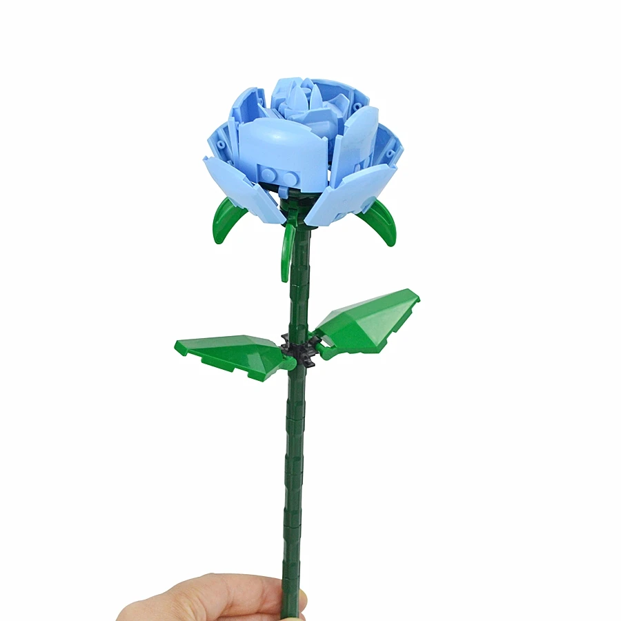 Букет цветов Fomantic Подсолнух тюльпан строительный блок игрушки сделай сам розы