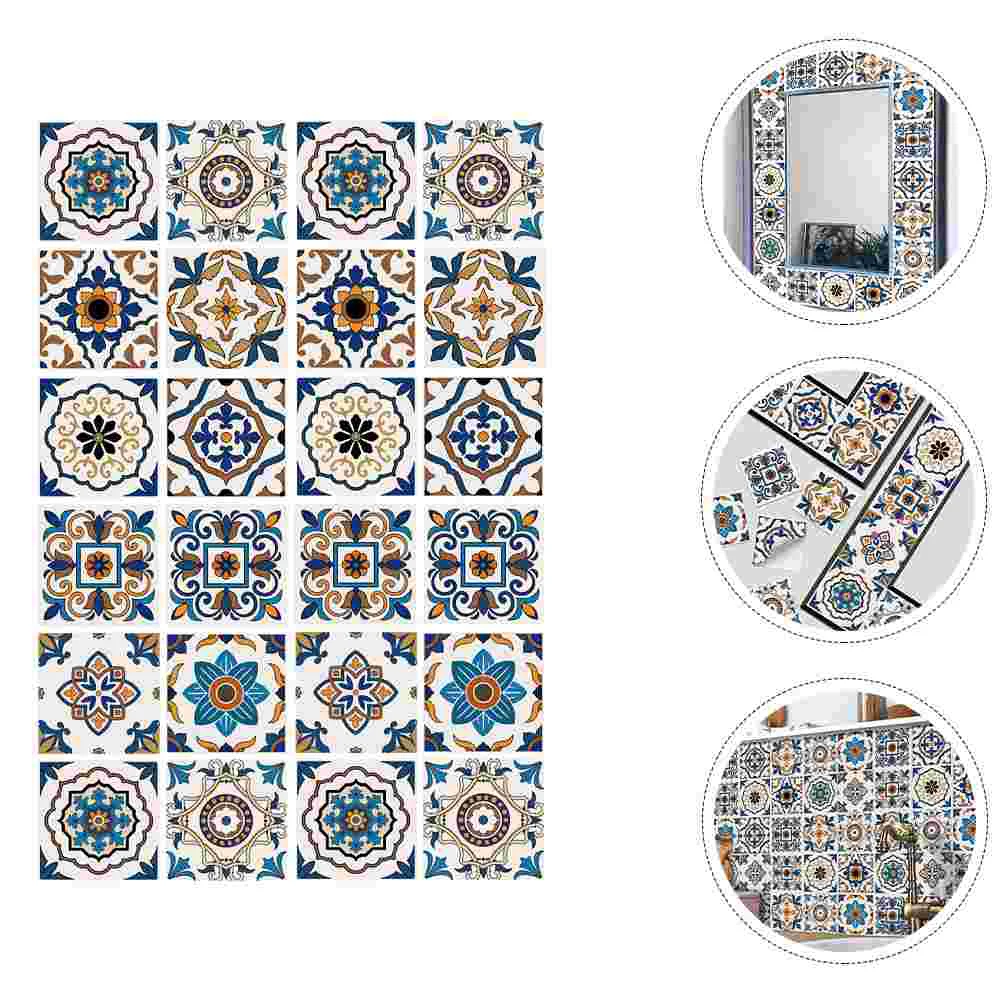 

Tile Sticker Stickers Wall Homedecals Floor Cupboard Furniture Bathroom Tilesticker Thick Frosted Removable Decorative