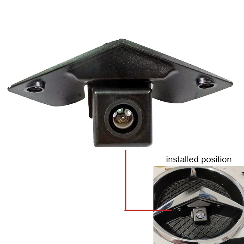 Автомобильная передняя камера с логотипом для Mercedes Benz Vito Viano A B C E GL SLK GLK SL R GLA