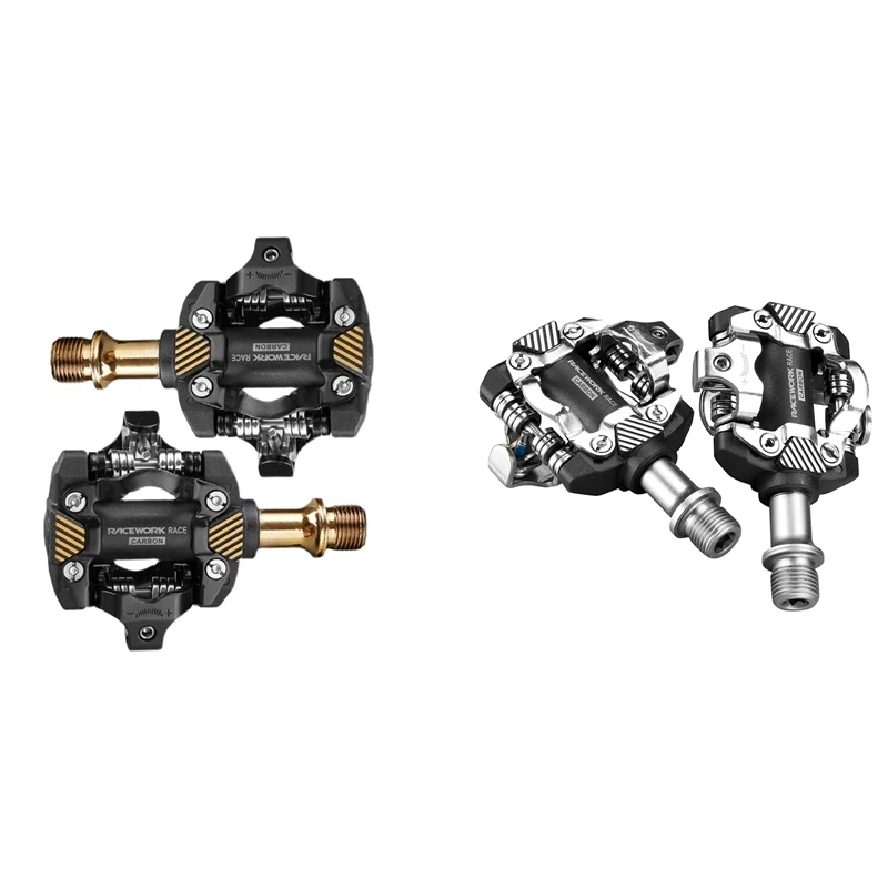 

RACEWORK X-M8100 Pedals Race Carbon MTB Bike Self-Locking SPD Pedal For Bicycle Racing Mountain Cycling Accessories