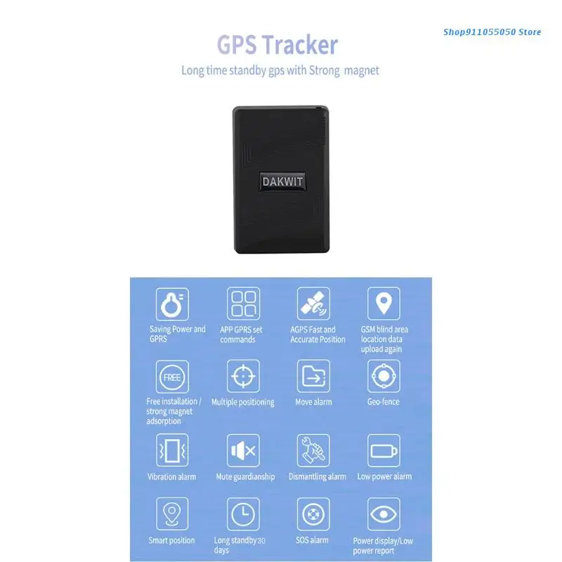 

C5AB TK600 with Magnet GPS Tracking Device Mini GSM GPS Car Tracker for Kids Pet with Free APP Real Time Locator