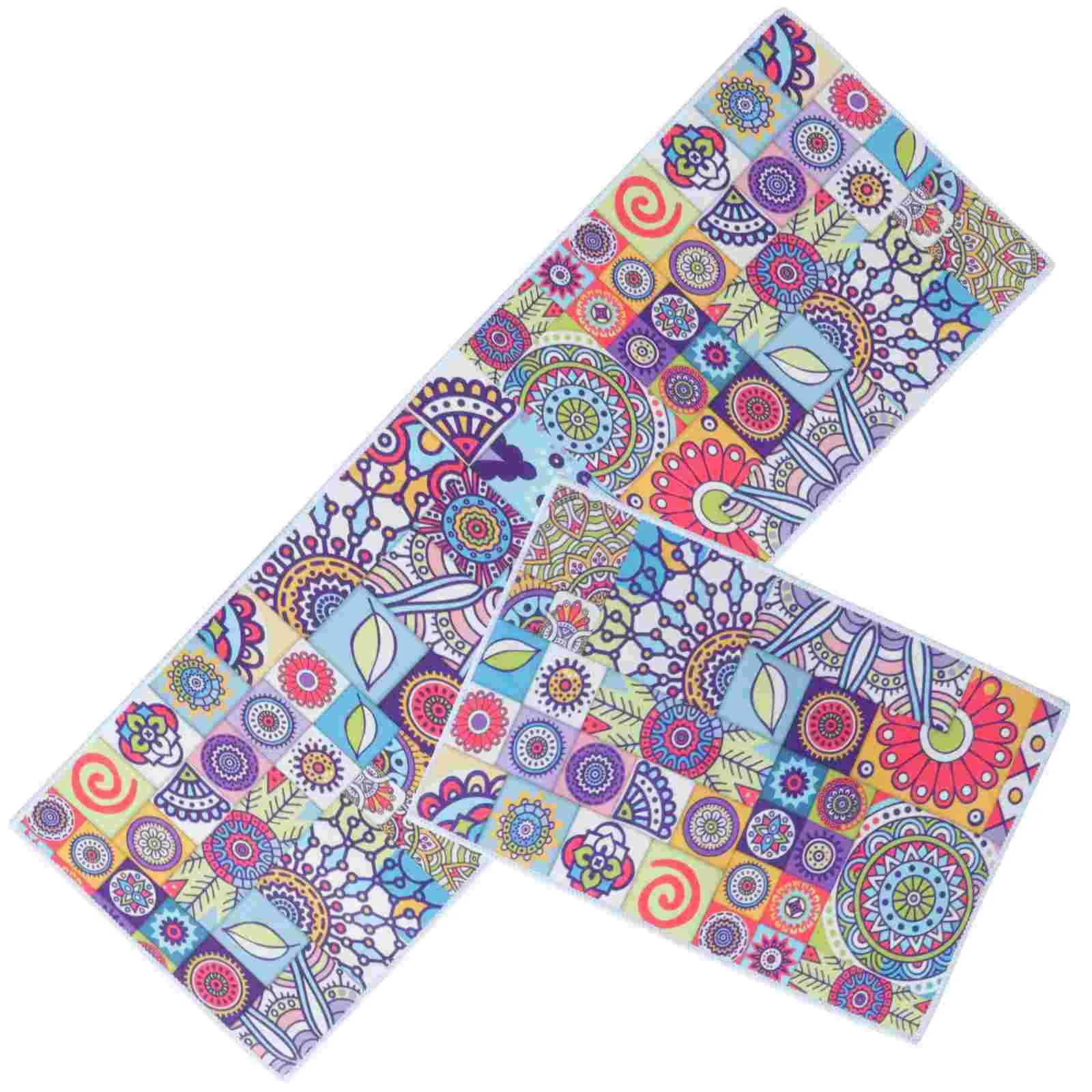 

2pcs Floor Mat Household Floor Mat Kitchen Doormat Ground Mat Non-slip Doormat Non-skid Ground Cushion Decorative Ground Mat