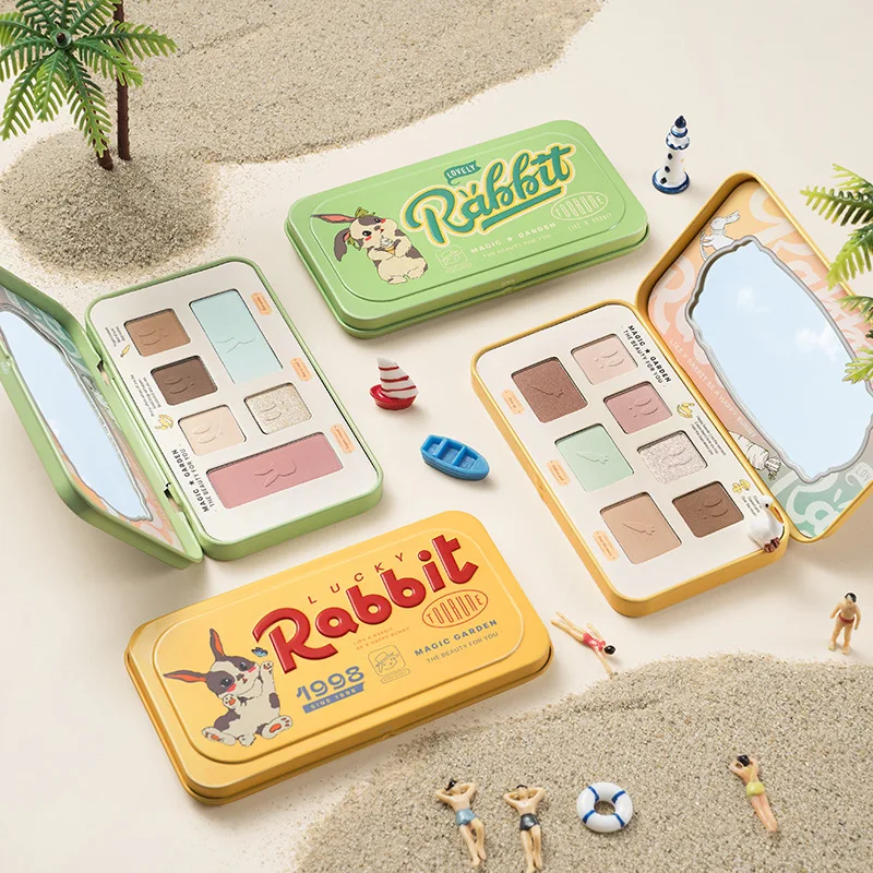 

Tootune пептидные увлажняющие Волшебные садовые тени для век, зеленый дым, макияж, земляной тон, матовая жемчужная пудра, румяна