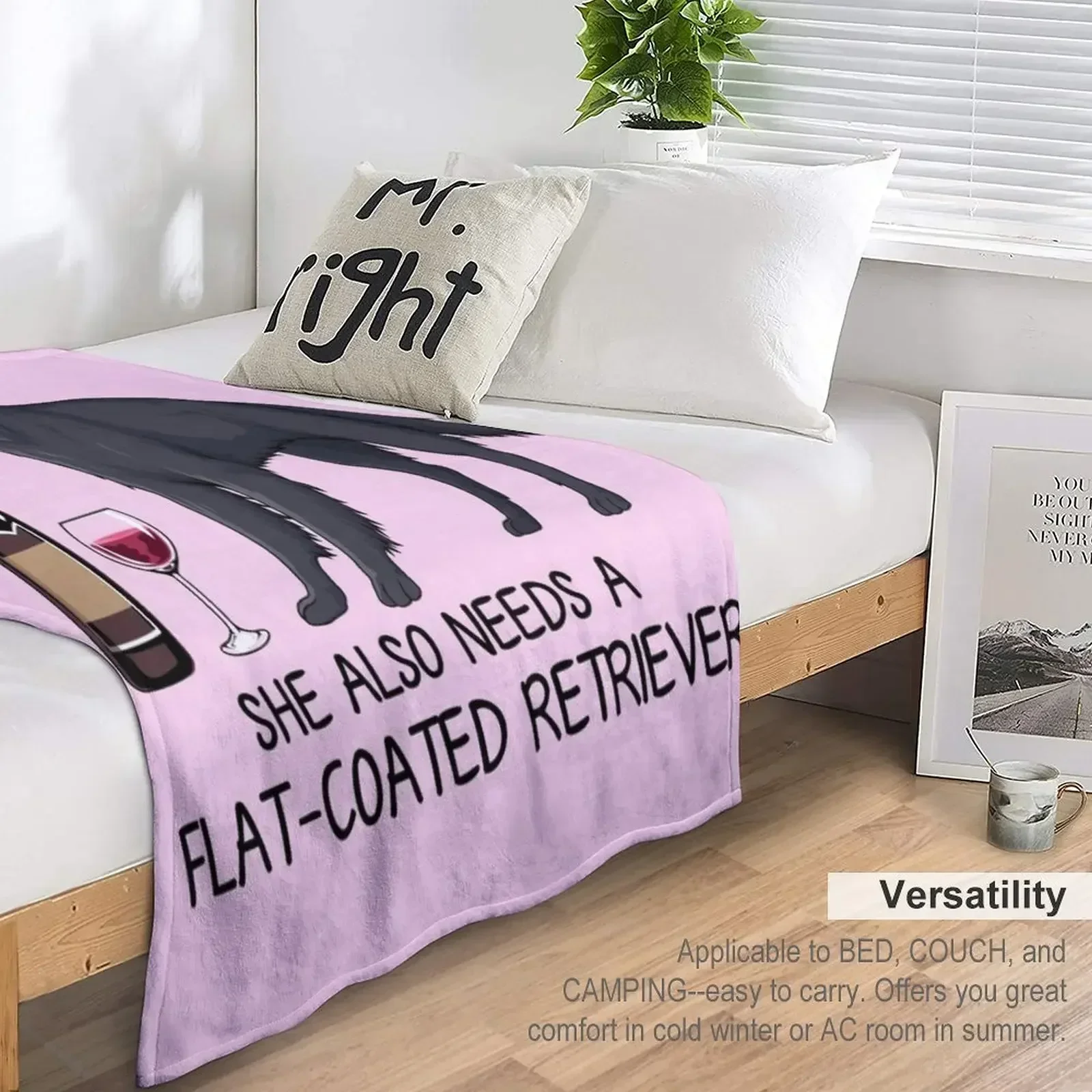 Ретривер и вино с плоским покрытием забавный подарок для собаки мамы модное