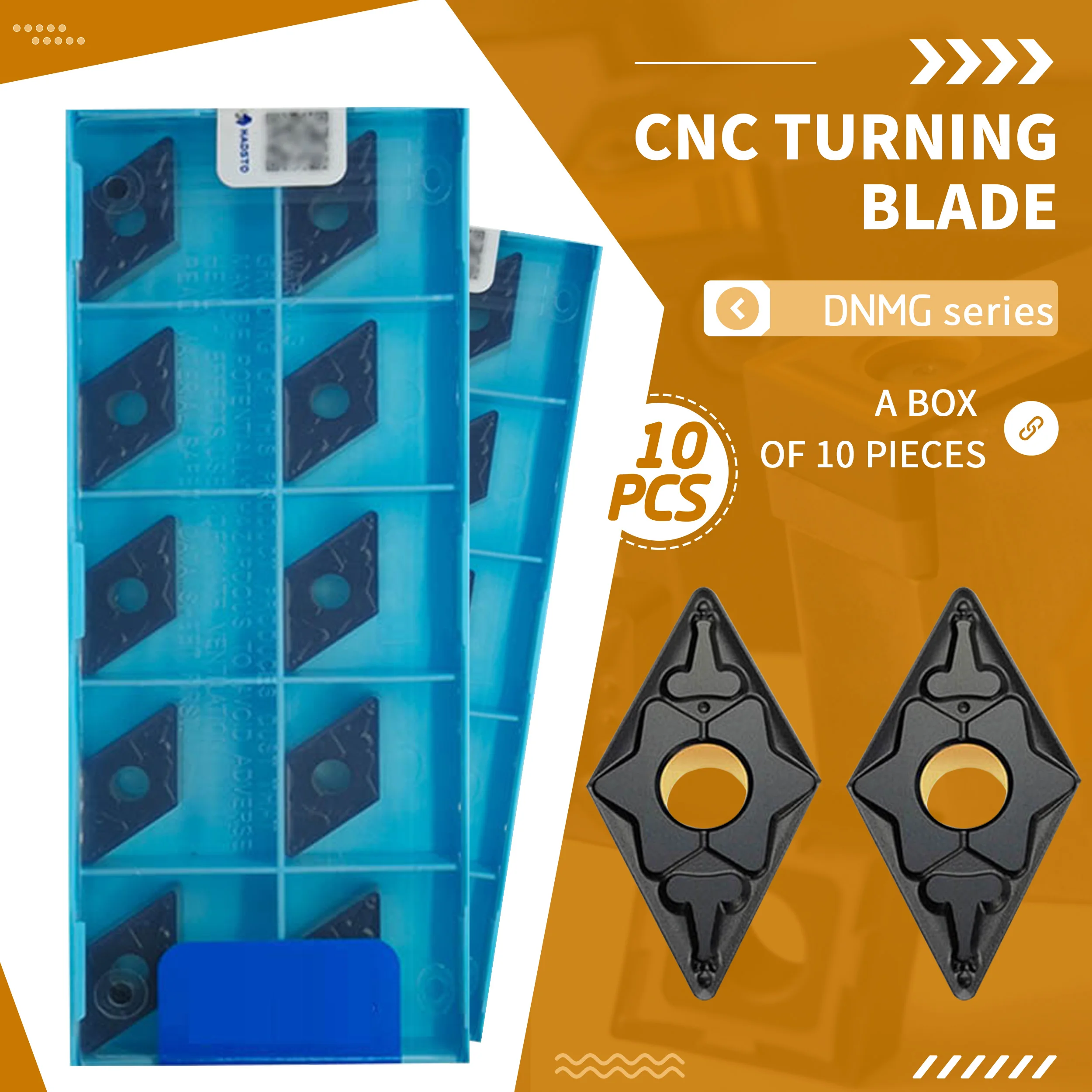 

DNMG150604 DNMG150608-MT HS8125 high-quality CNC Metal lathe tool carbide cutting inserts,External turning tool processing steel