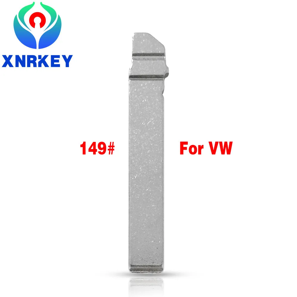

XNRKEY 10 Pcs #149 HU162 Replacement Key Blade for VW Golf 7 Sportsvan Remote KD VVDI Uncut Flip Blank