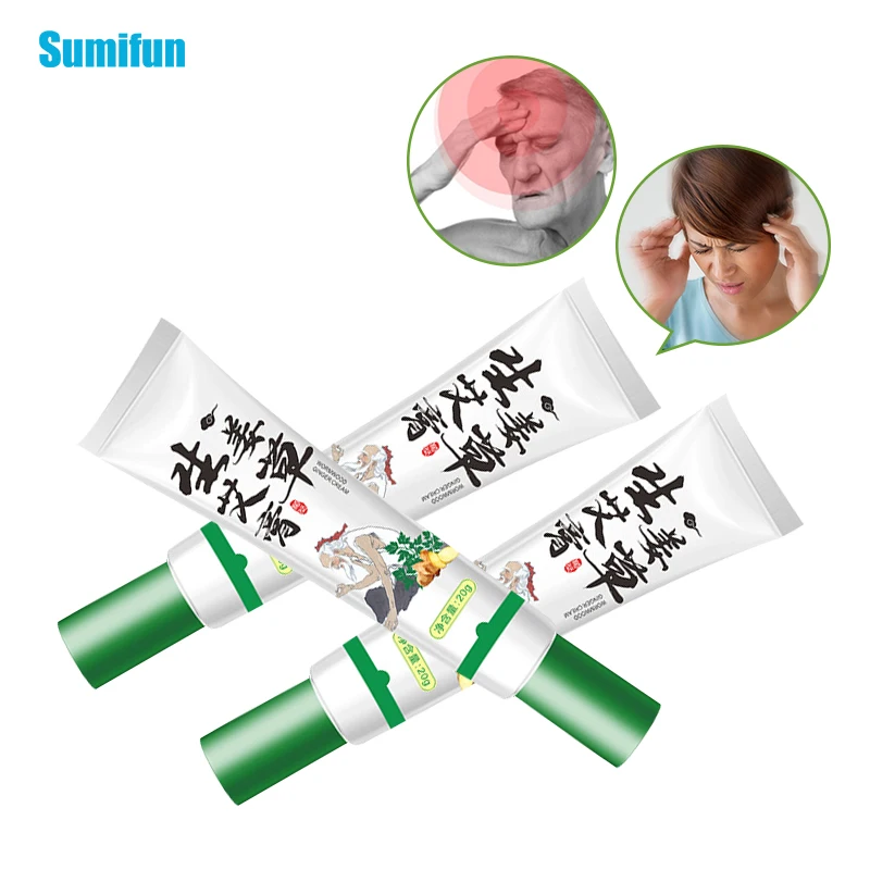 

3pcs Ginger Cooling Cream Herbal Grass Refresh Anti Mosquito Bites Migraine Dizziness Headache Relief Ointment Summer Skin Care