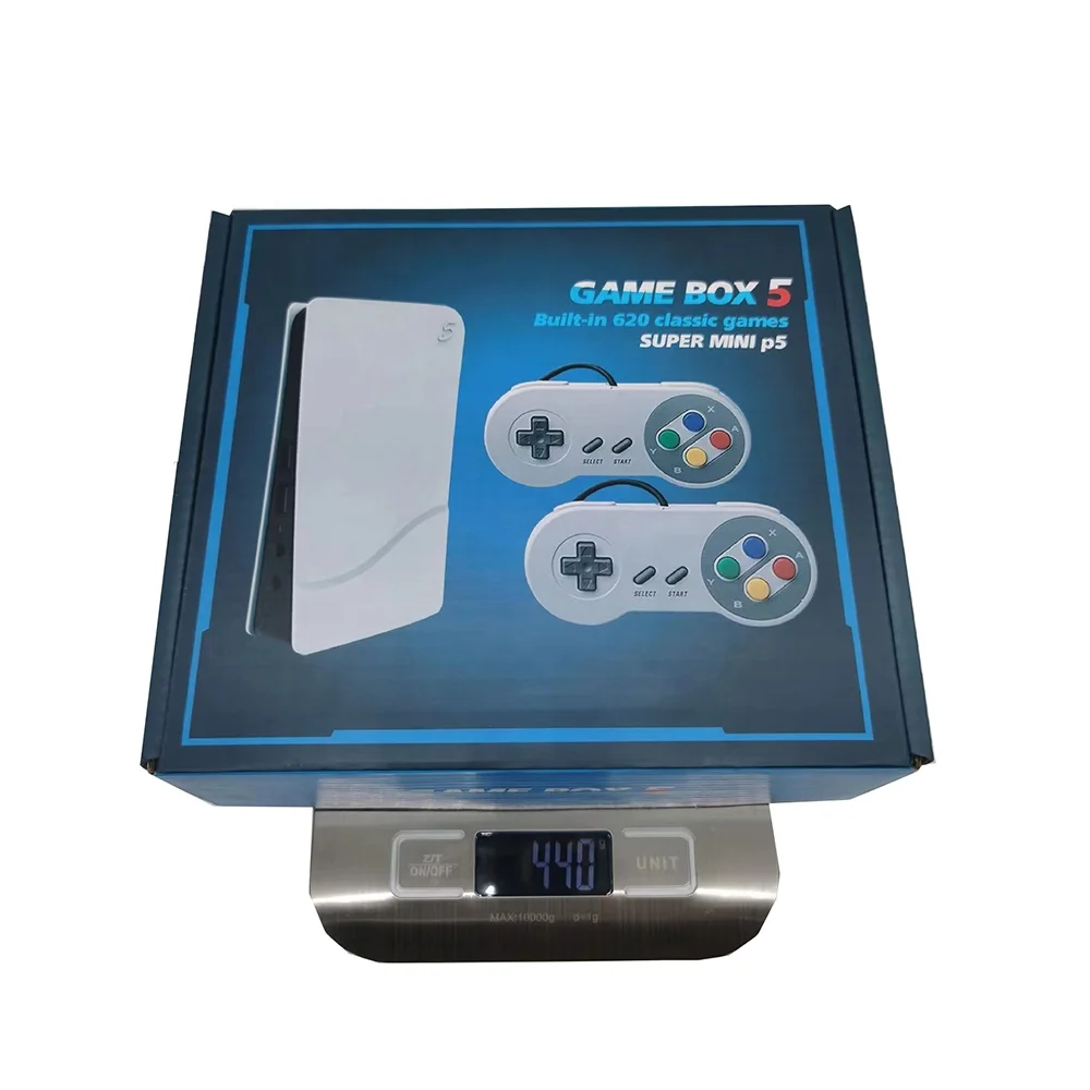

Best Christmas Gift Mini Classic Retro built 620 game AV output home VIDEO game 8-bit video game console with two controllers