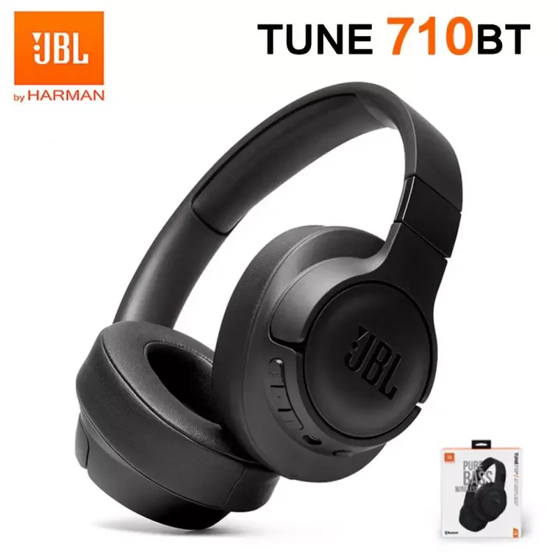 

Беспроводные наушники JBL TUNE 710BT, Bluetooth 5,0, наушники T710BT с чистыми басами, игровая Спортивная гарнитура с шумоподавлением, гарнитура с микрофон...