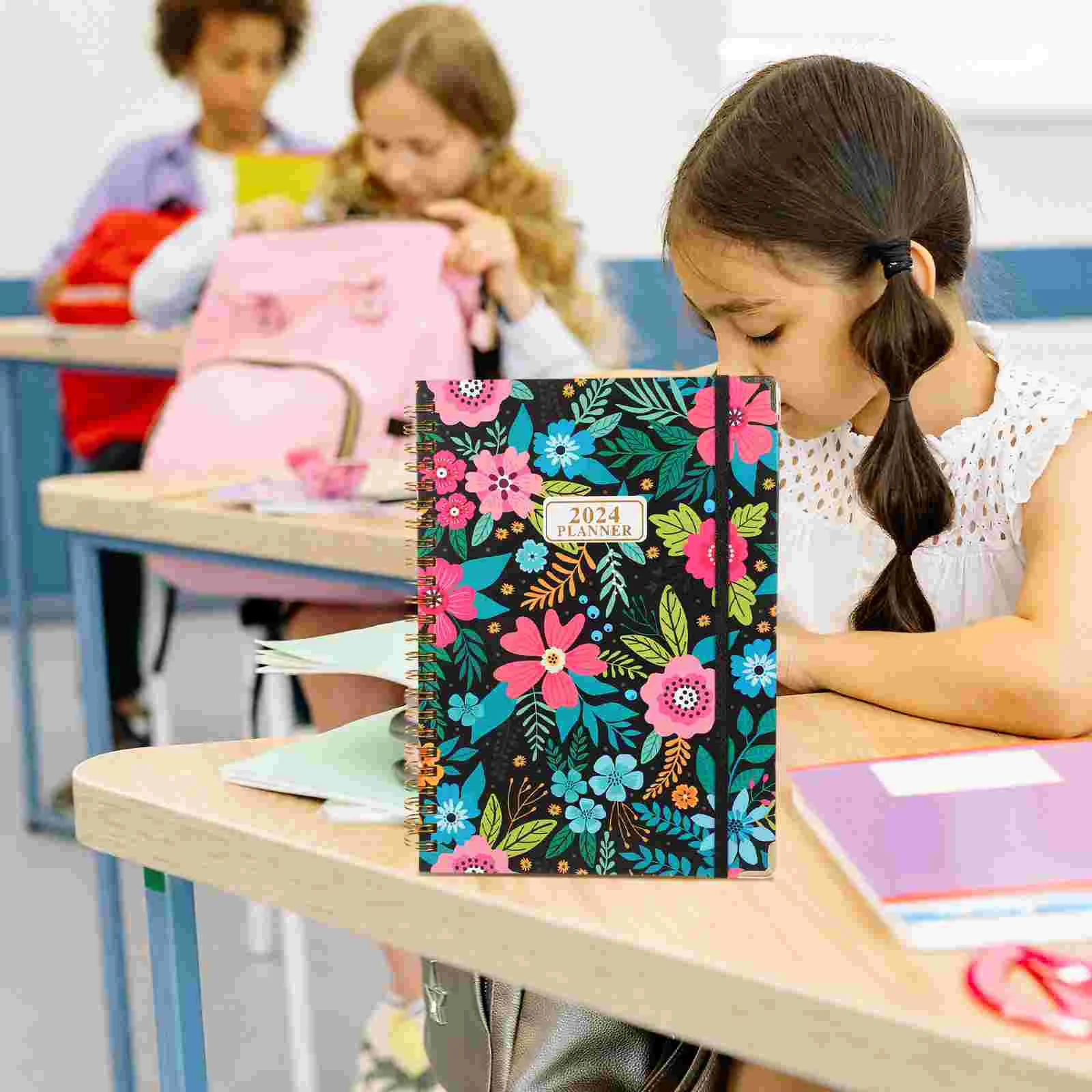 

Delicate Planner Notebook Office Accessory Books Pads Writing The Multi-function Academic Loose Leaf